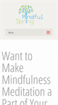 Mobile Screenshot of mindfulspring.com